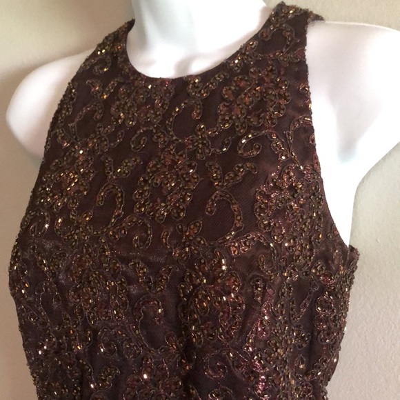 CACHE gorgeous dressy halter top Size 4 - Picture 2 of 5